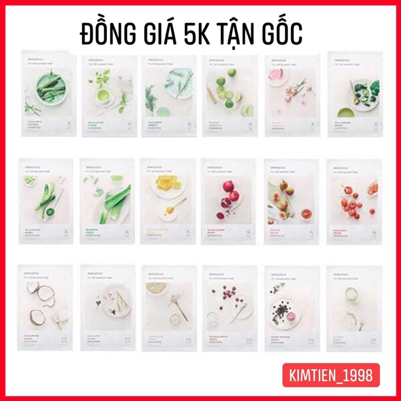 ( Sẵn - Mẫu mới ) Mặt nạ giấy Innisfree My Real Squeeze Mask | BigBuy360 - bigbuy360.vn