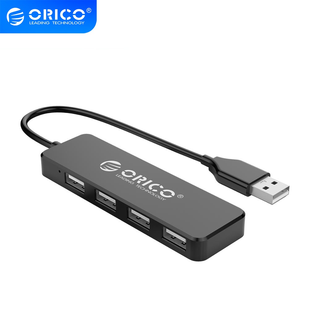 Bộ HUB Orico FL01 4 Cổng USB 2.0 OTG Tốc Độ Cao Dành Cho Máy Tính iMac/Máy Tính Bảng/Laptop