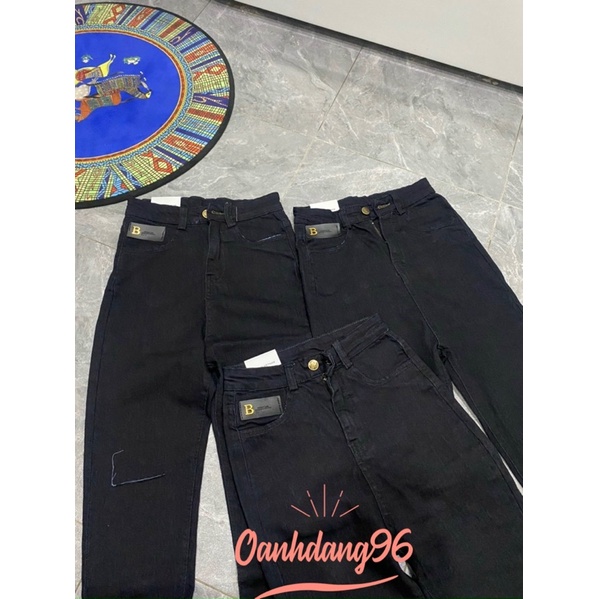 Quần jeans ôm cạp cao rách gối co dãn 4 chiều siêu hot