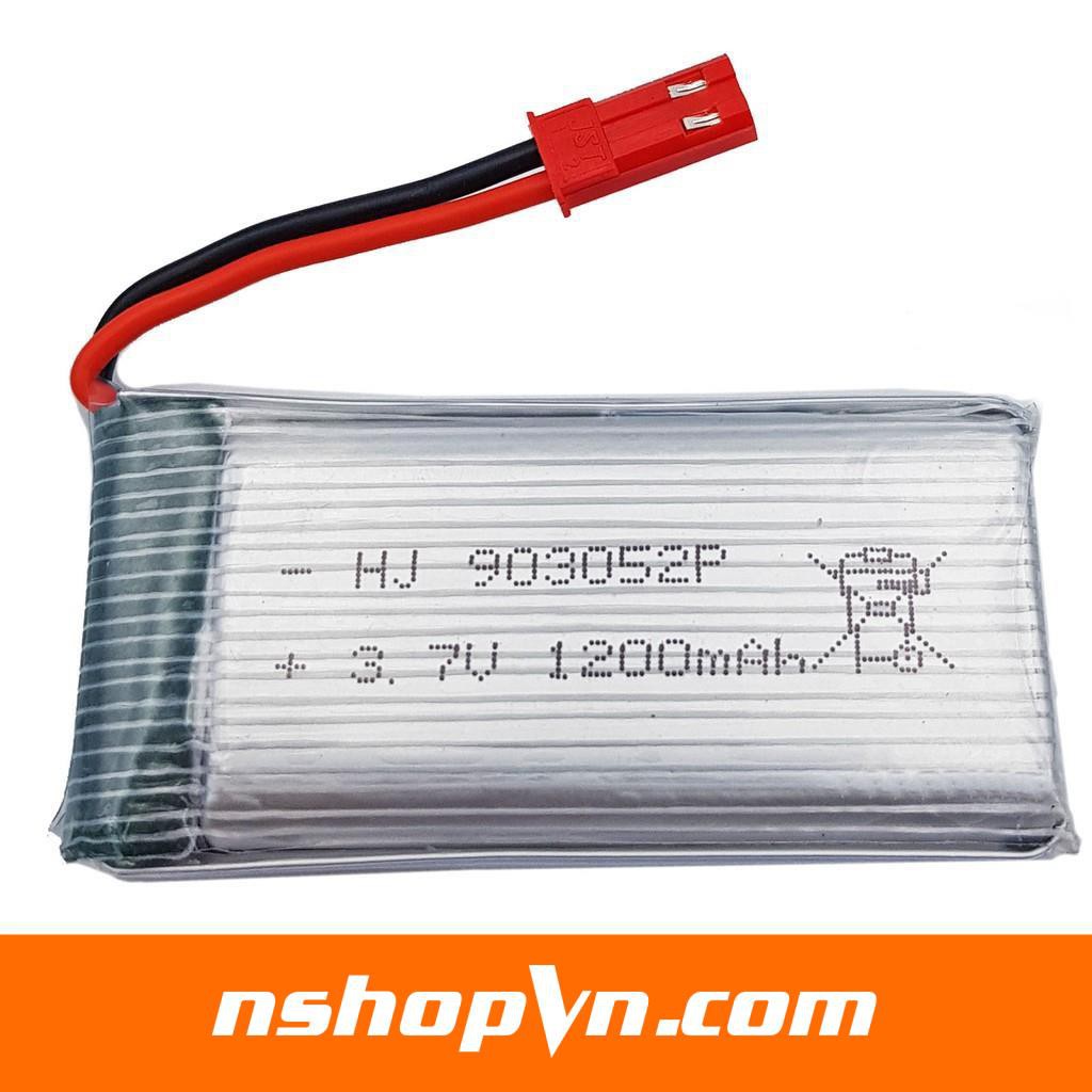 Pin lipo 3.7V 1200mAh sử dụng trong các mô hình máy bay, xe, thuyền điều khiển từ xa