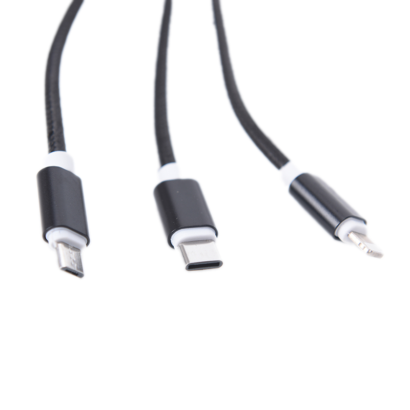 Dây Cáp Sạc 3 Trong 1 Loại C Micro Usb Cho Iphone Android