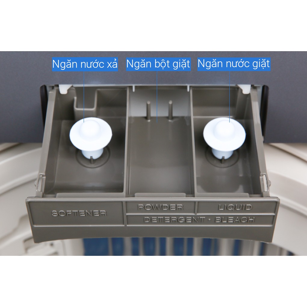 Máy giặt Sharp cửa trên Inverter 9.5kg ES-W95HV-S - Chính hãng BH 24 tháng - Miễn phí lắp đặt