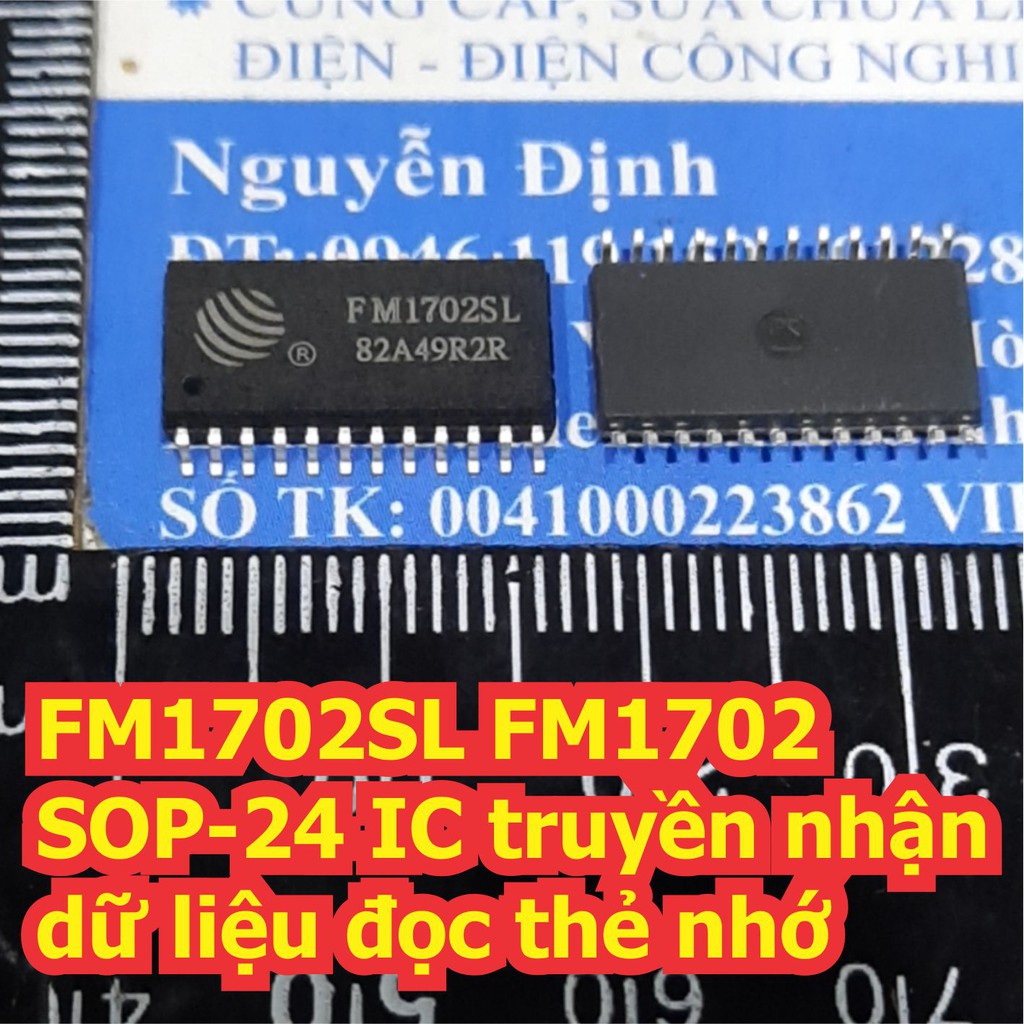 FM1702SL FM1702 1702 SOP-24 IC truyền nhận dữ liệu đọc thẻ nhớ kde6710