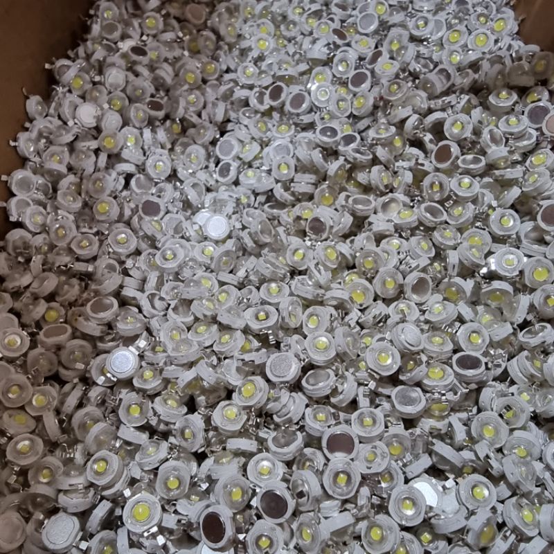 100 bóng đèn led 1w ánh sáng trắng