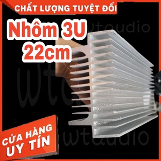 Nhôm tản nhiệt 3u 22cm 2u 20cm 2u 22cm loại dày dặn