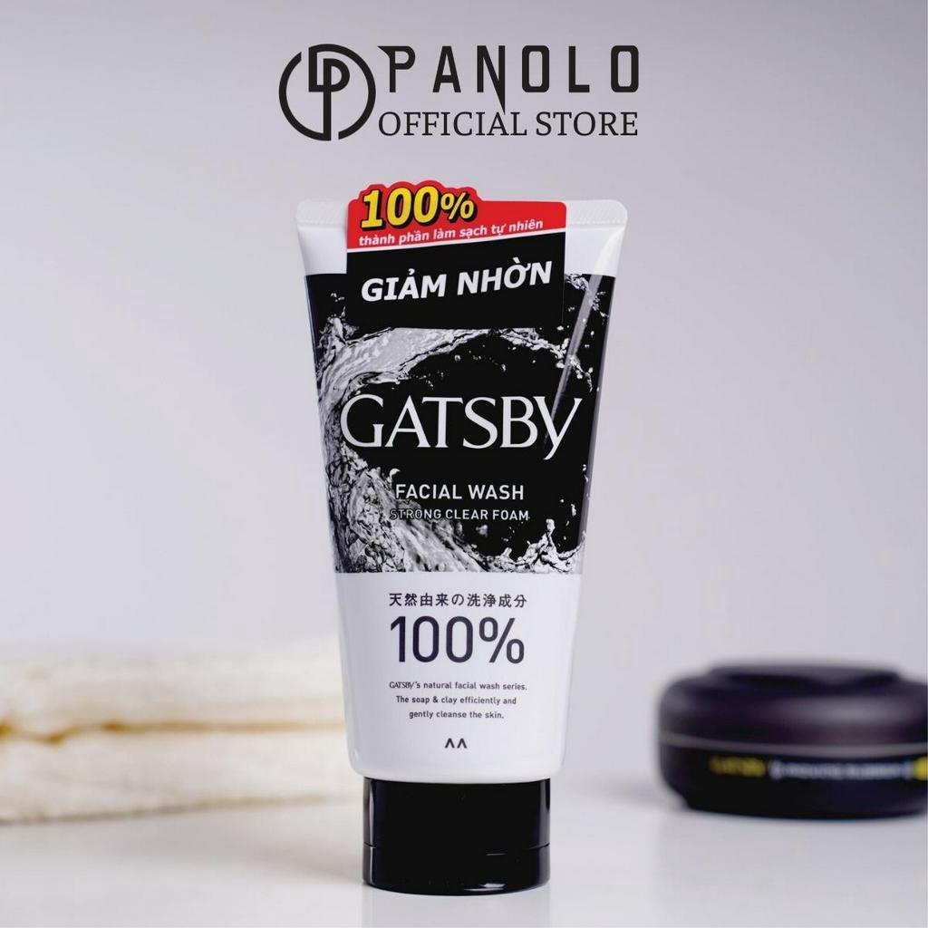 Sữa Rửa Mặt Cho Nam Da Dầu Gatsby Strong Clear Foam 130g