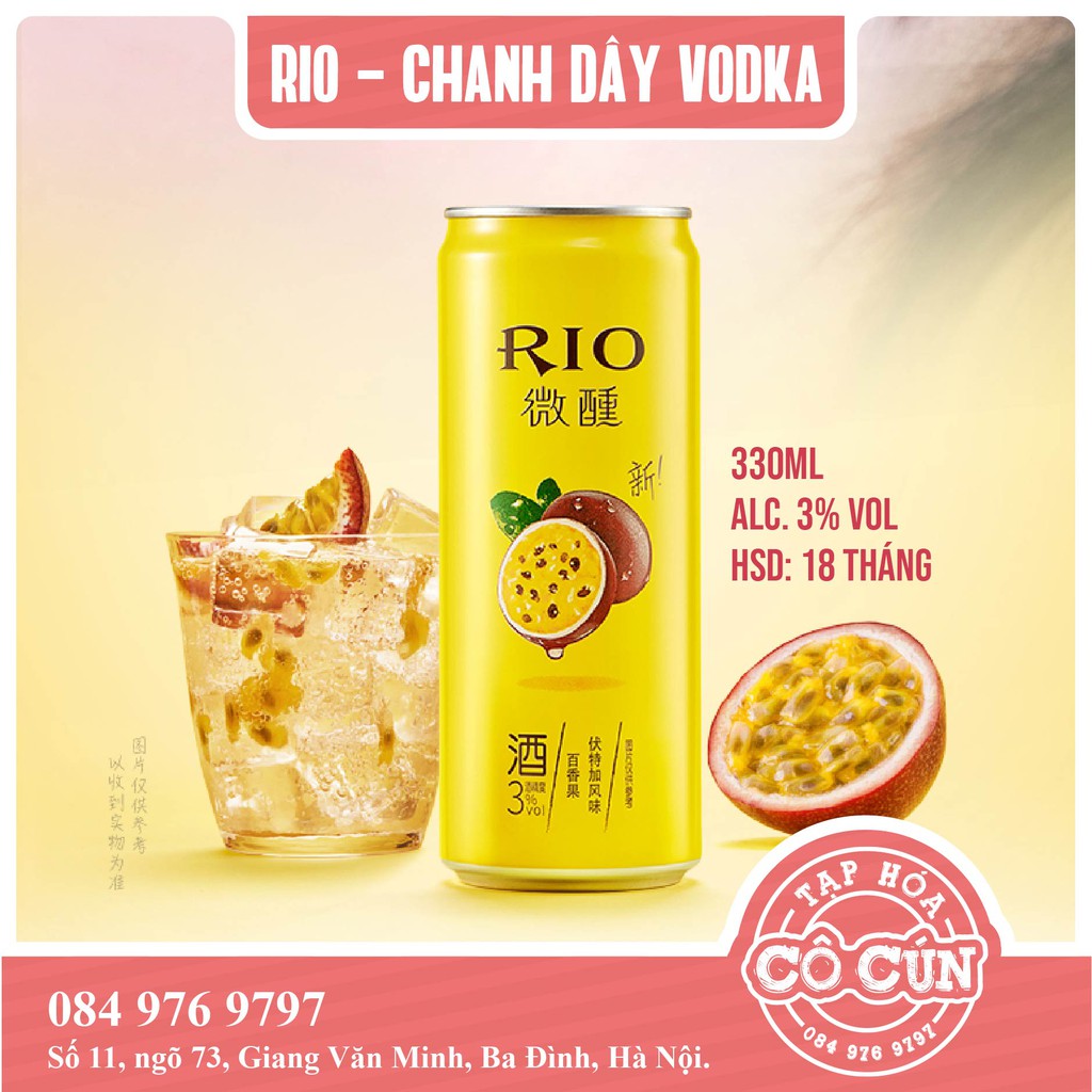 [COMBO] Nước hoa quả lên men RIO được chọn vị