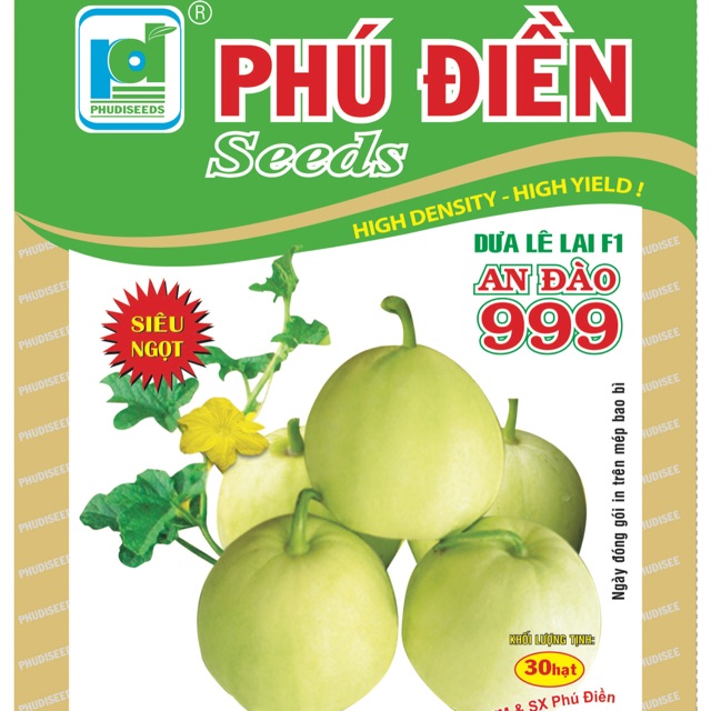 Hạt giống dưa lê F1 An Đào 999