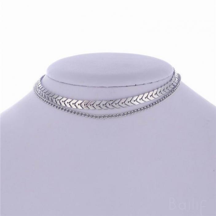 Vòng cổ choker cá 2 tầng