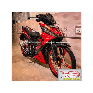 Tem rời xe winner v1 đỏ đen movistar