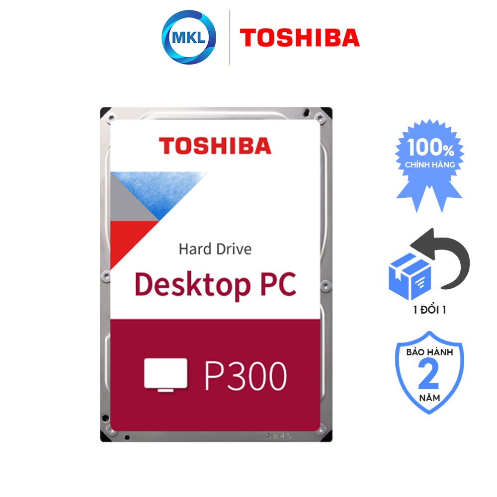 Ổ cứng HDD Toshiba P300 1TB 3.5 inch Desktop Chính Hãng