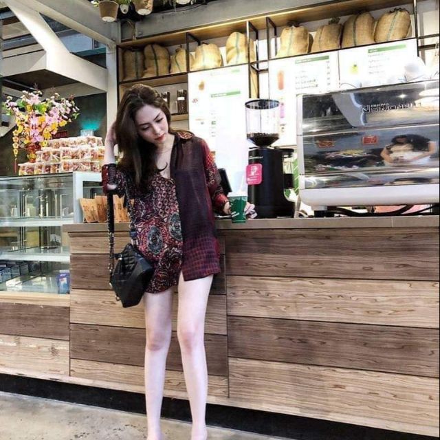 Áo sơ mi họa tiết