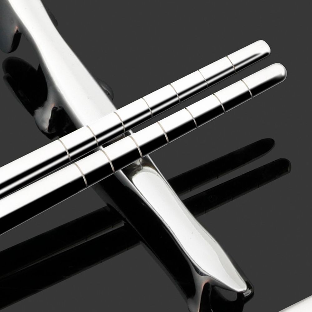 Đôi đũa Inox 304 chống trượt an toàn cho sức khỏe