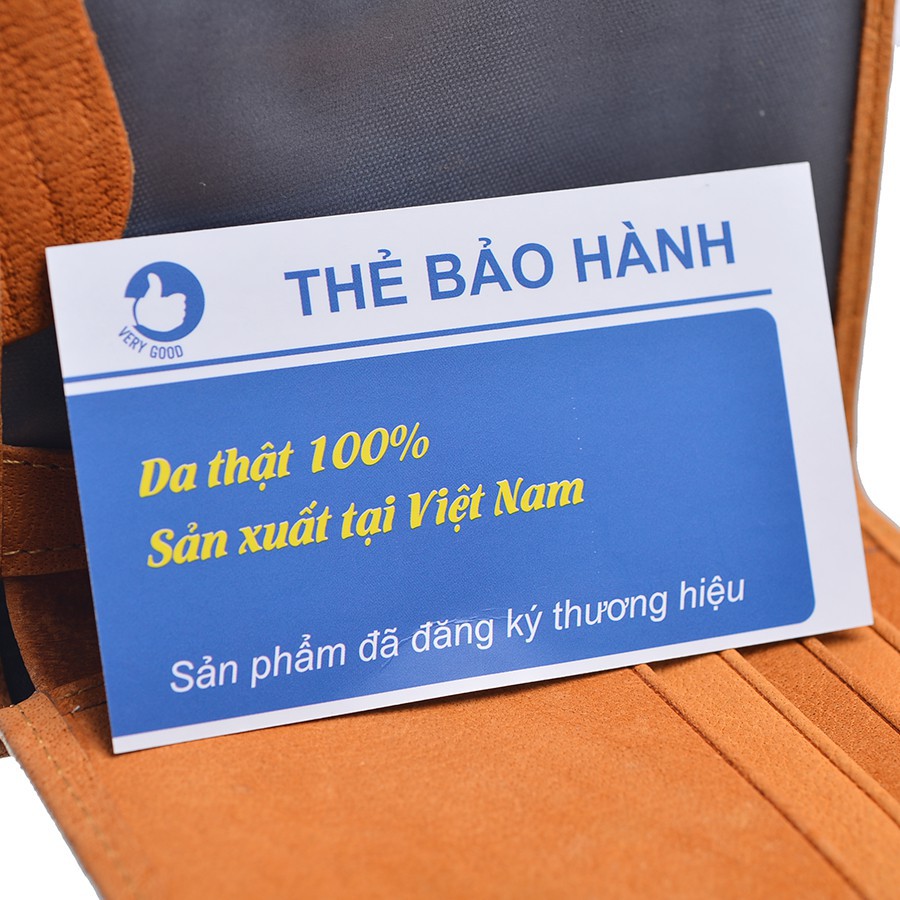 Ví Nam Da Bò Kiểu Đứng Kiểu ngang Hình Đại Bàng Verygood TT&amp;GĐ