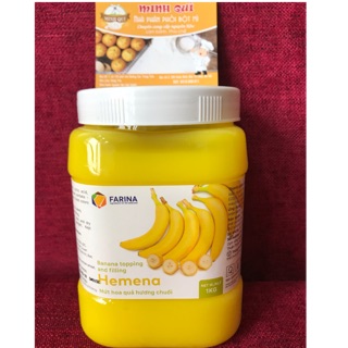 Mứt hoa quả hương chuối Farina 1kg