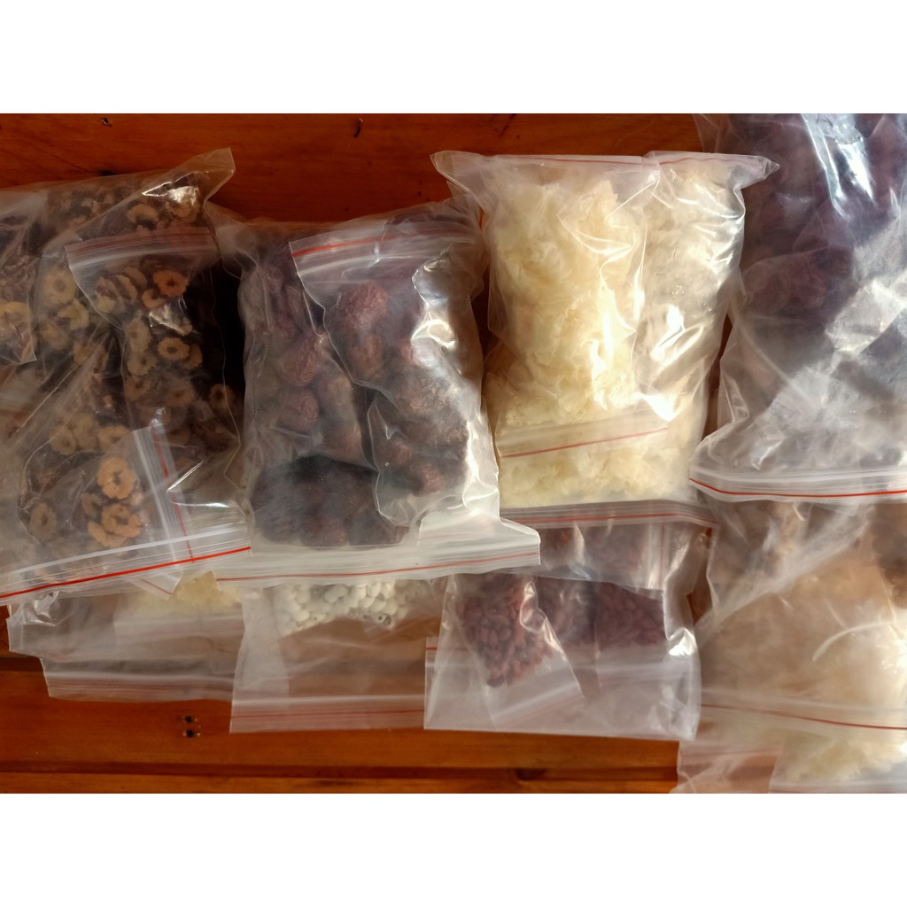 Set Chè dưỡng nhan 500g - 12 nguyên liệu nấu được 20 chai 330ml tặng 1 bịch táo đỏ kèm theo set | BigBuy360 - bigbuy360.vn