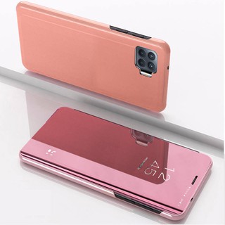 Ốp Điện Thoại Nắp Lật Mặt Gương Kiêm Giá Đỡ Cho Oppo A93 A 93 OppoA93 2020