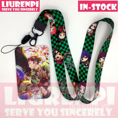 Kimetsu no yaiba Dây Đeo Thẻ Họa Tiết Anime Nezuko Zenitsu  Demon Slayer anime Card Holder With Lanyard Neck Strap Card  Holder nezuko Zenitsu Inosuke Shinobu Christmas present