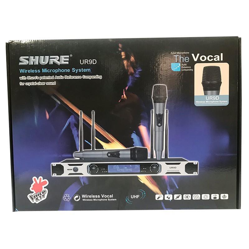 Micro không dây hát karaoke chống hú SHURE UR9D