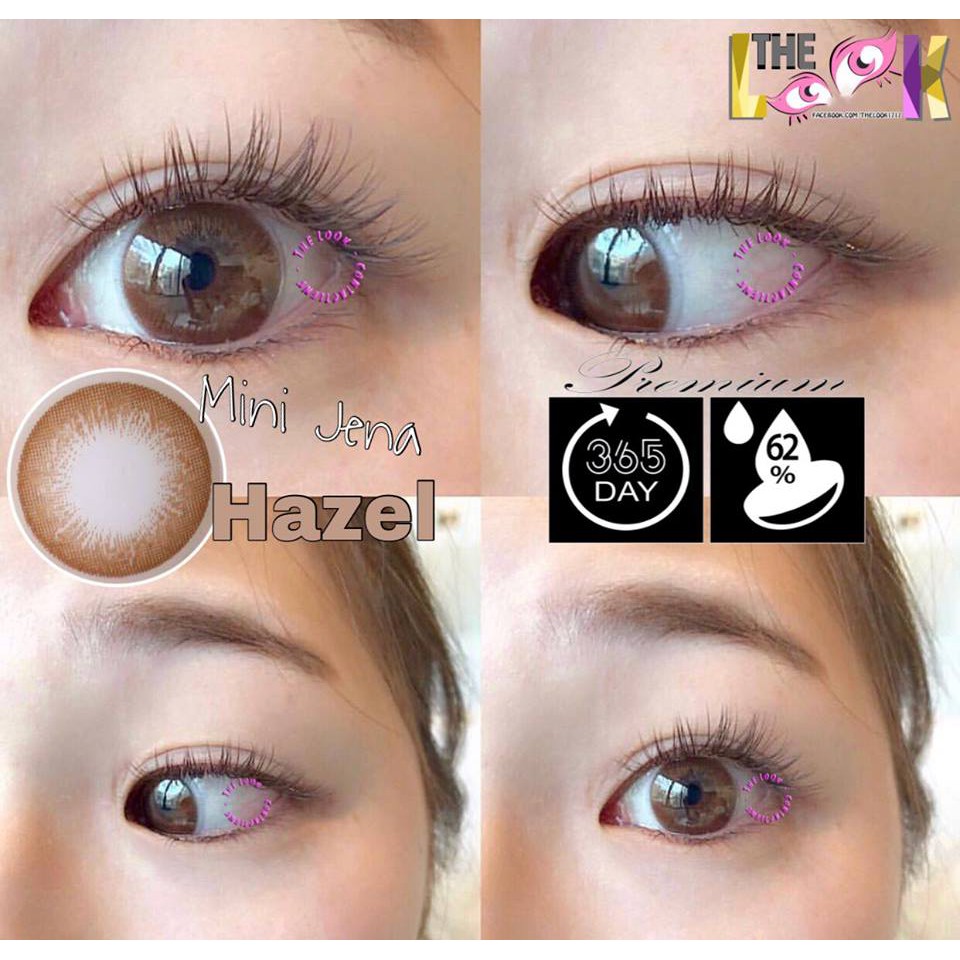 THE LOOK PRO - CONTACT LENS MÀU GRAY VÀ BROWN - XÁM MIX CHOCO VÀ NÂU HẠT DẺ - TỰ NHIÊN - GIÃN NHẸ - CO ĐỘ