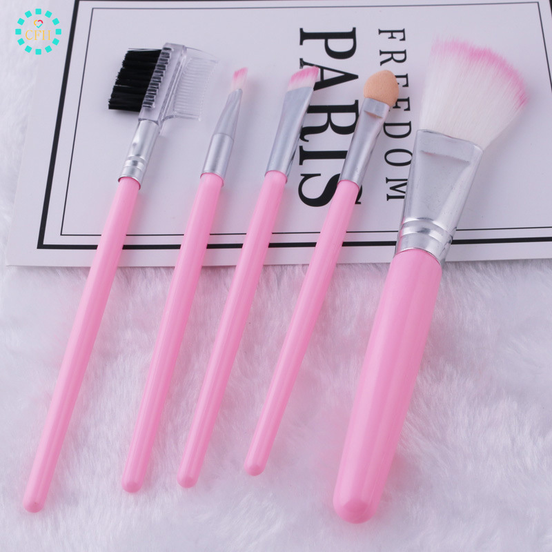 【cfh】Set 5 Cọ Trang Điểm Chuyên Nghiệp Chất Lượng Cao