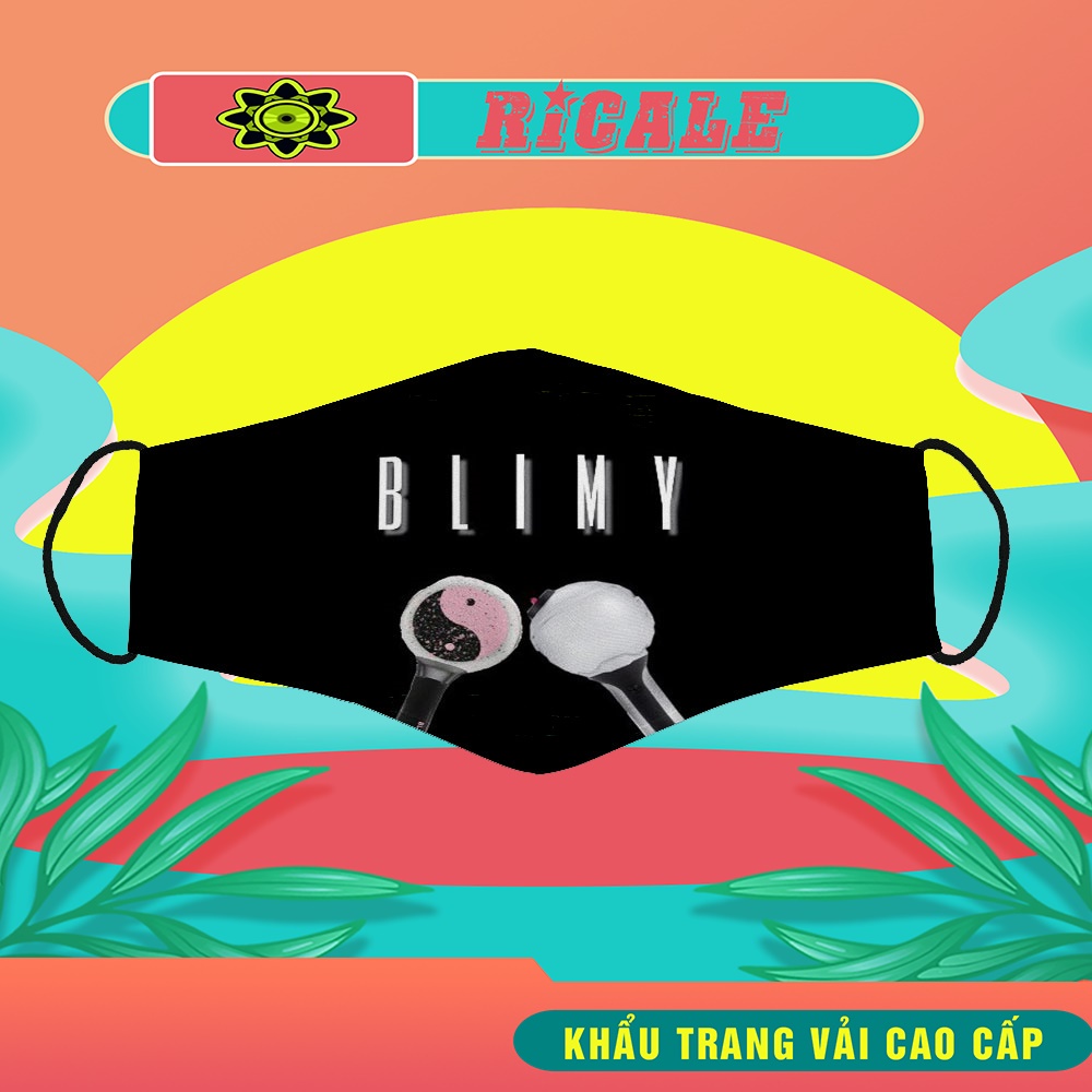 Khẩu Trang Kpop Vải Xịn RICALE Vải Cotton 100%, Kháng Khuẩn, Có Thể Giặt Và Tái Sử Dụng Dành cho Nam Nữ