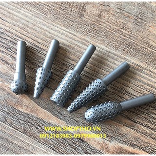 Bộ 5 mũi roa gỗ chất liệu thép HSS