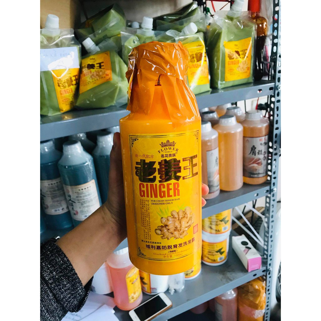 Dầu gội gừng ngăn rụng tóc[ Nóng\ Lạnh- 1000g]  giảm gầu lưu thông khí huyết cải thiện đau đầu mất ngủ... | BigBuy360 - bigbuy360.vn