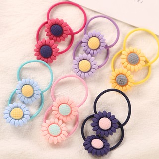Set 2 dây buộc tóc đính nơ xinh xắn cho bé gái