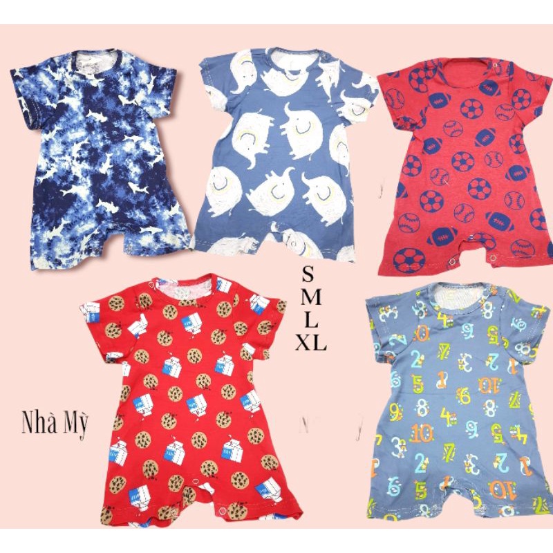 (Chọn Mẫu)Bộ body đùi Cotton cho bé trai
