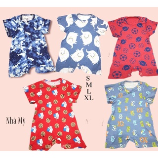 Bộ body đùi Cotton cho bé trai