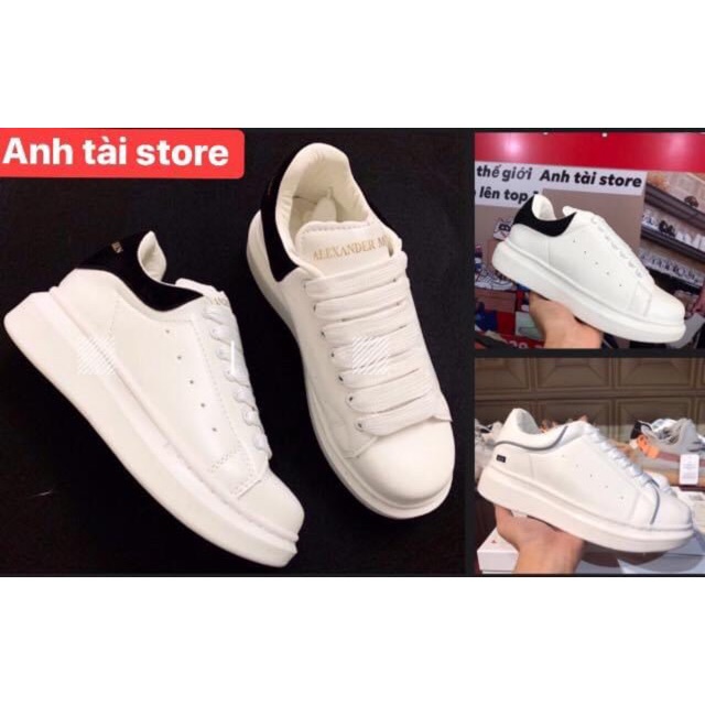 (Bản chuẩn 11❤️tặng bok❤phụ kiện+tất❤quà)Giày thể thao nam nữ MC cao cấp  tăng chiều cao sẵn gót đen+phản quang T181 | BigBuy360 - bigbuy360.vn