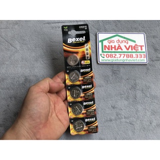Vỉ 5 pin cúc áo Bexel CR2016 Lithium coin battery 3V Hàn Quốc