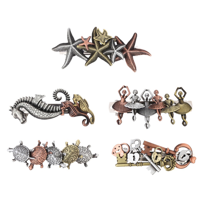 Trâm Cài Tóc Nhiều Kiểu Dáng Phong Cách Retro Cho Bé