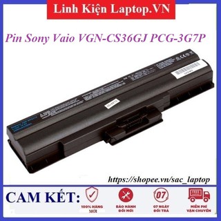 ⚡Pin laptop Sony Vaio VGN-CS36GJ PCG-3G7P