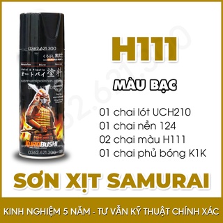 Sơn samurai bạc bóng H111 chuẩn Honda Việt Nam (Sơn bóng K1K)