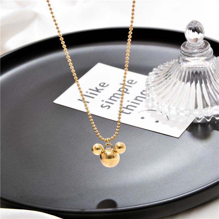 [FreeShip] Dây chuyền nữ titan Mickey X8-203a - CAM KẾT KHÔNG BAY MÀU