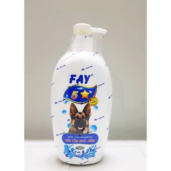 Sữa Tắm, Xà bông tắm, Dầu tắm dành cho chó FAY 5 sao 800ml # Petshop_VicTo_Vet