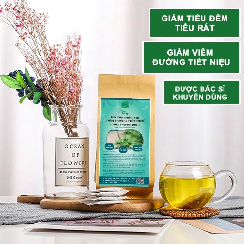 Trà viêm đường tiết niệu lợi tiểu ngừa tiểu đêm mát gan bổ thận hỗ trợ sinh lý