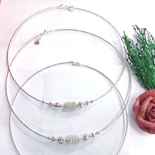 Kiềng cổ bạc ý