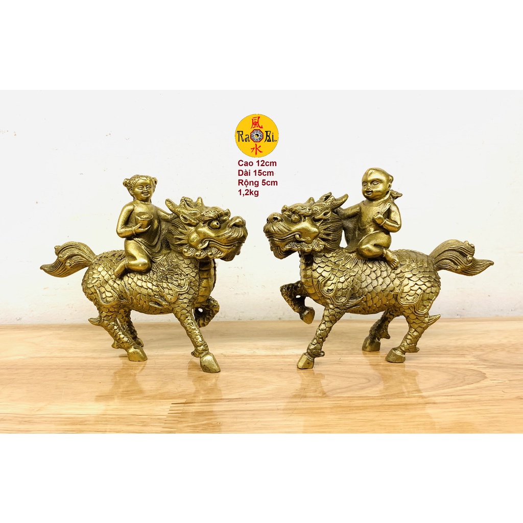 Kỳ Lân Tống Tử - Tượng Đồng Phong Thủy