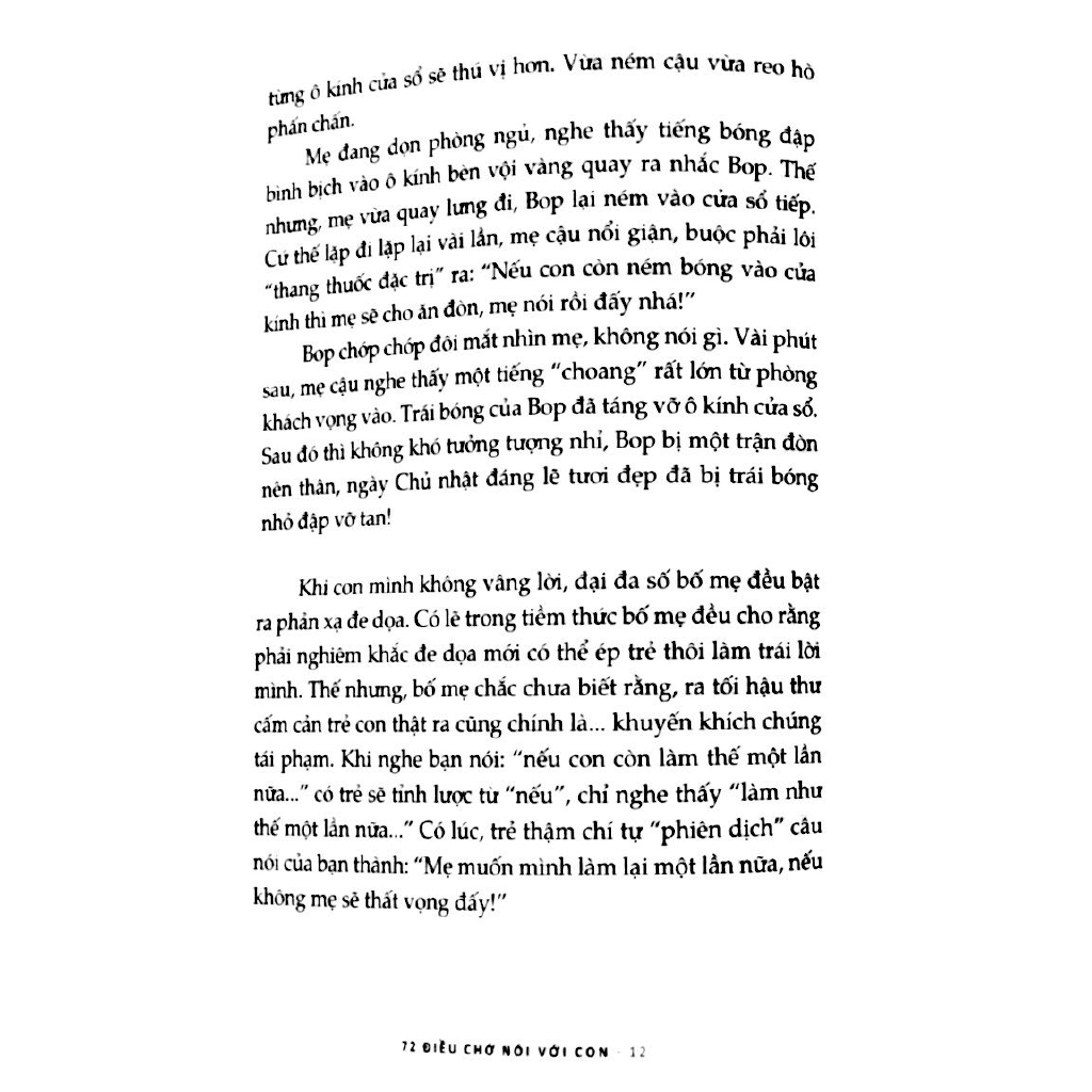 Sách - 72 Điều Chớ Nói Với Con