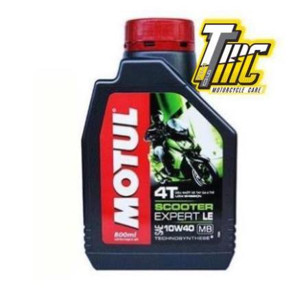 Nhớt MOTUL xe tay ga Scooter Expert LE 10W40 800ml