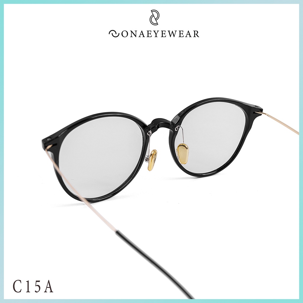 Gọng Kính Cận nam nữ Sona Eyewear Chất liệu nhựa ABS và kim loại cao cấp - C15