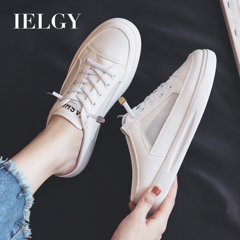 Giày hở gót IELGY thời trang nữ mũi tròn thanh lịch