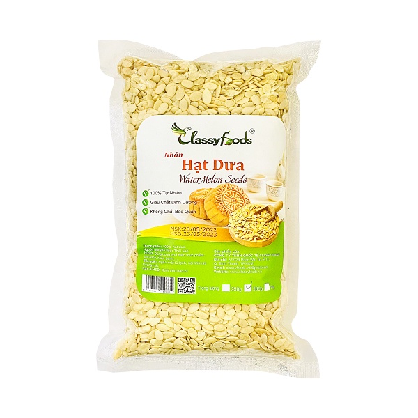Hat dưa tách vỏ nguyên liệu làm bánh trung thu