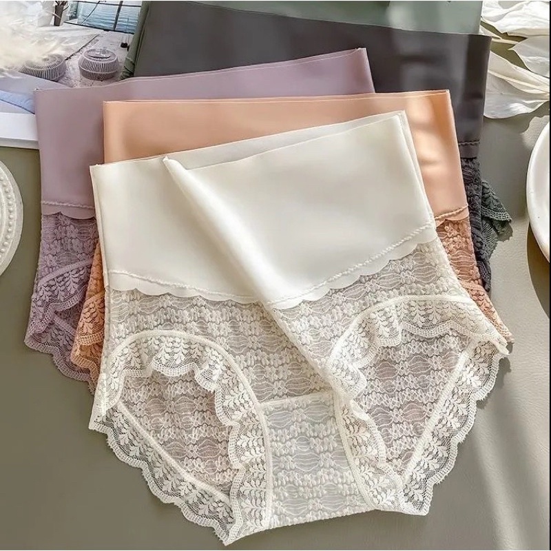Quần lót ren cạp cao gợi cảm quyến rũ gen bụng nhẹ M44