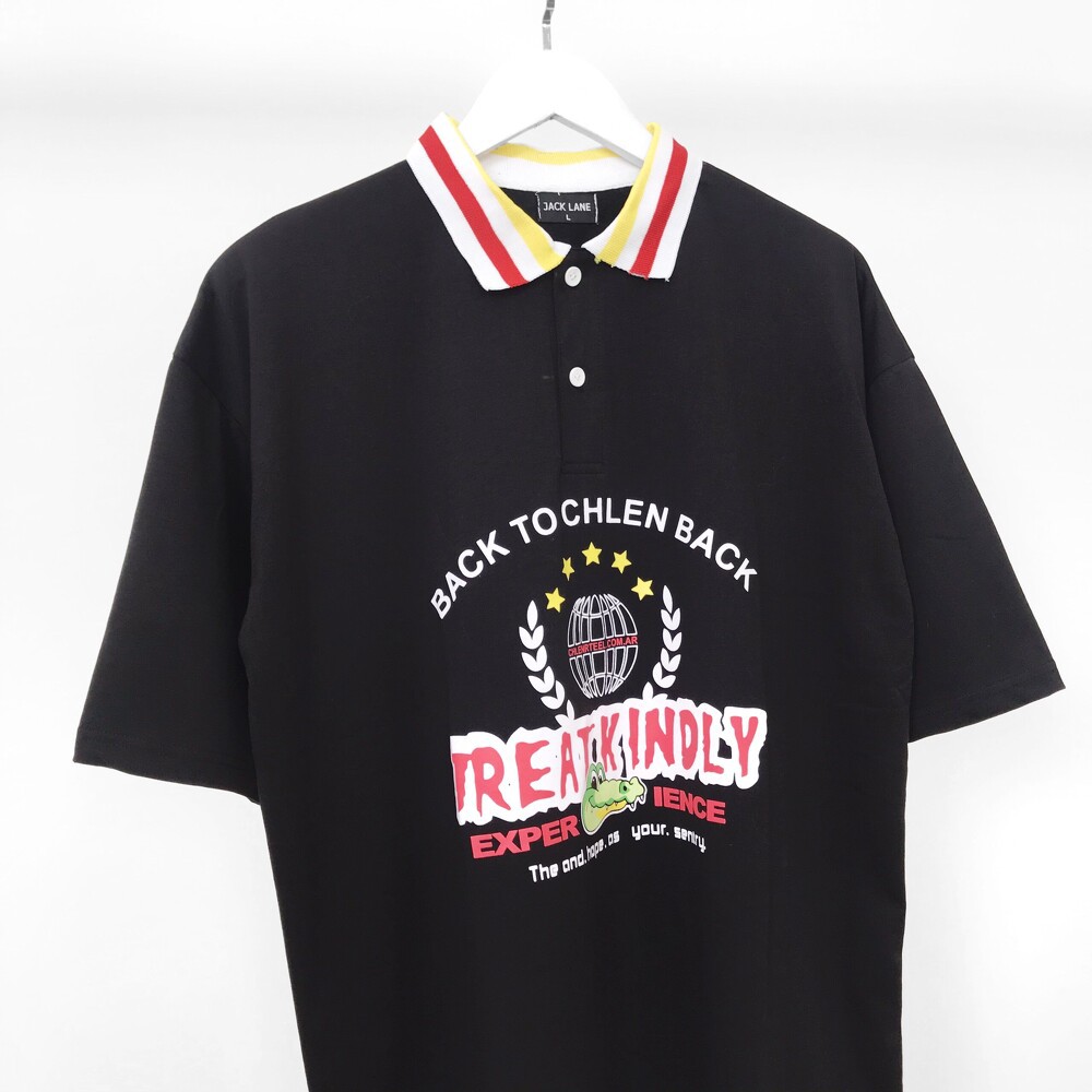 [Mã SKAMCLU7 giảm 10% Tối Đa 50K đơn 0Đ] Áo Polo oversize Treatkindly, JACKLANE, Áo polo cộc tay Unisex Jack Lane | BigBuy360 - bigbuy360.vn