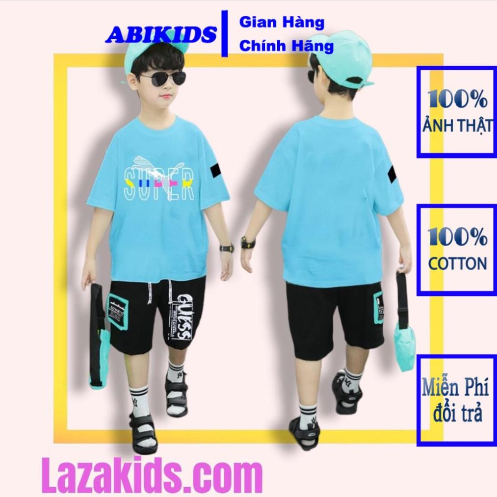 Đồ Bộ Bé Trai Đẹp ABIKIDS Thời Trang Đồ Bộ Trẻ Em Nam 1 - 14 Tuổi THUN MÁT 4 CHIỀU COTTON