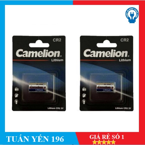 [CHÍNH HÃNG] 2 viên PIN CR2 CAMELION PIN MÁY ẢNH Instax Mini 25, Mini 70, SQ6  [ MẪU MỚI 2020].